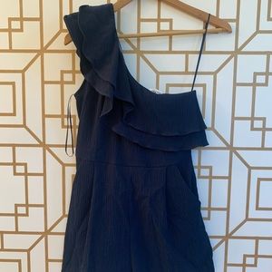 Listicle Navy Romper